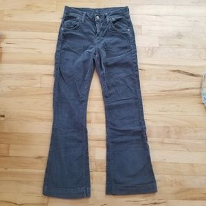 Citizens Of Humanity Black/Charcoal Velvet Corduroy Jeans 25